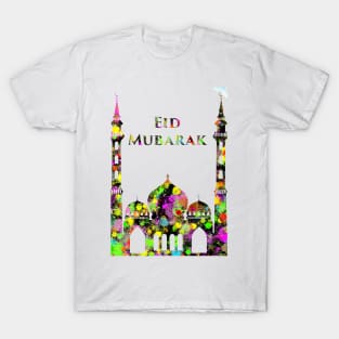 Eid Mubarak Mosque w13t T-Shirt